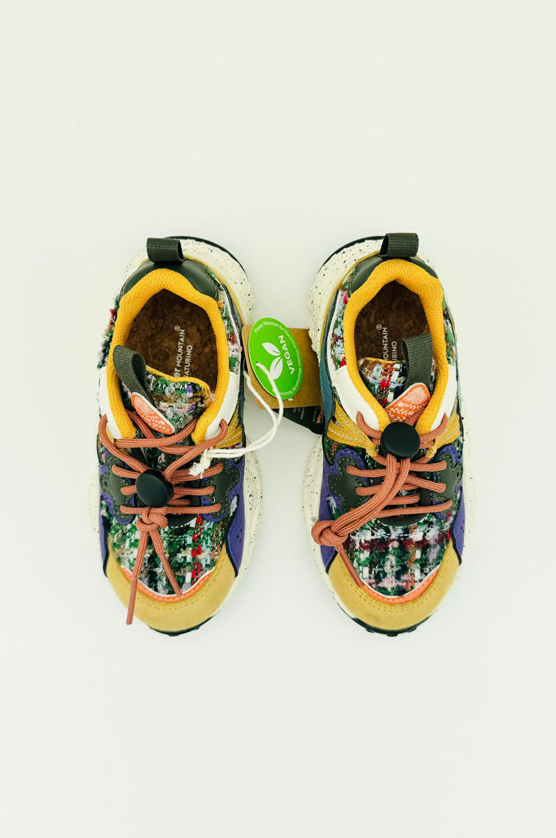 Scarpe FLOWER M. YAMANO E-CALF/FABRIC