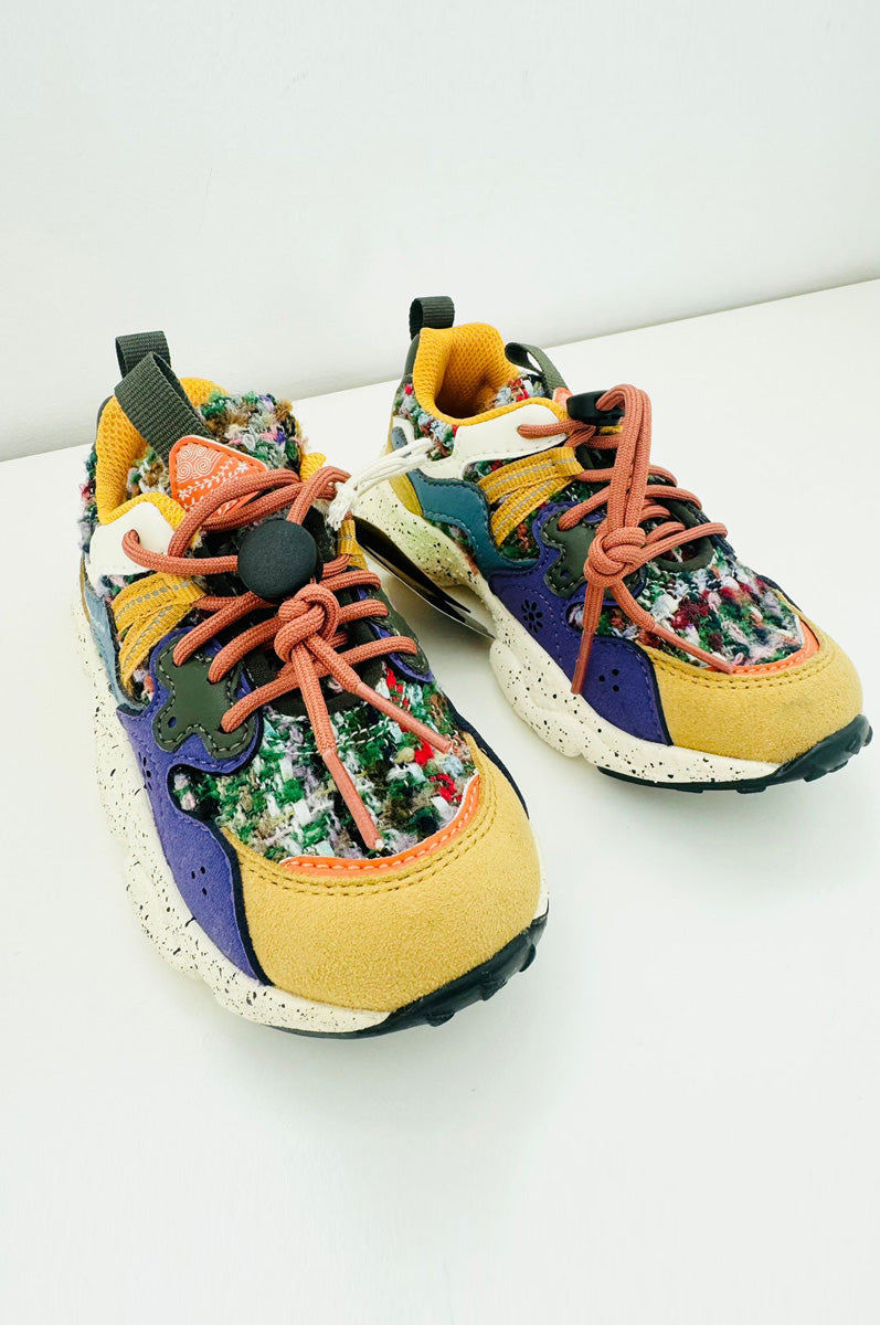 Scarpe FLOWER M. YAMANO E-CALF/FABRIC